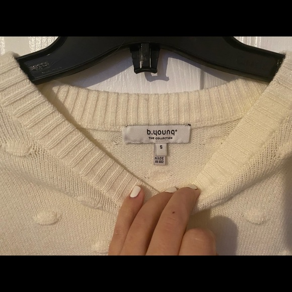 Silver Icing “You Dot This Sweater” in Cream Small - Picture 3 of 4